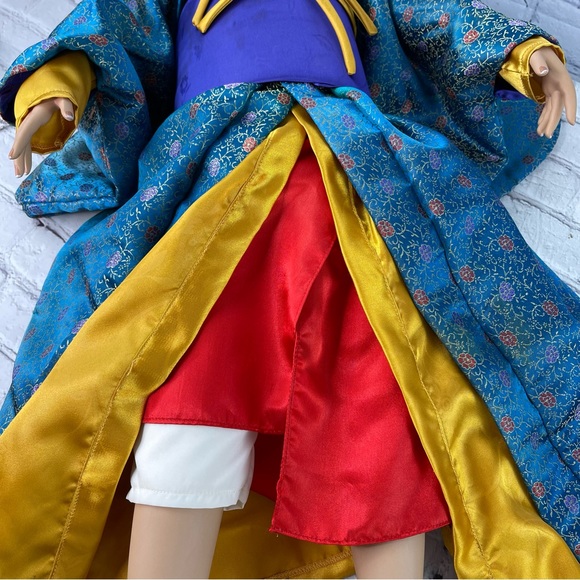 Rare Vintage Pat Dezinski Mei Su Asian Porcelain Doll Articulated Head Signed - Picture 5 of 16